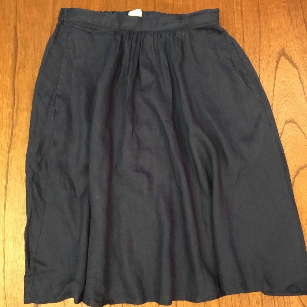 100% Linen Midi Skirt NWOT